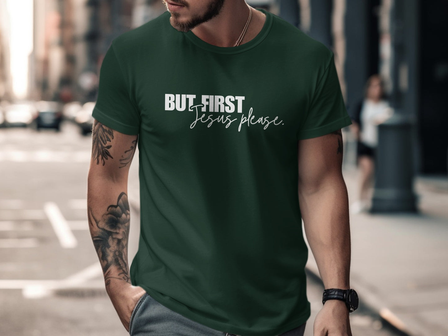 But First Jesus Please Graphic T-Shirt product