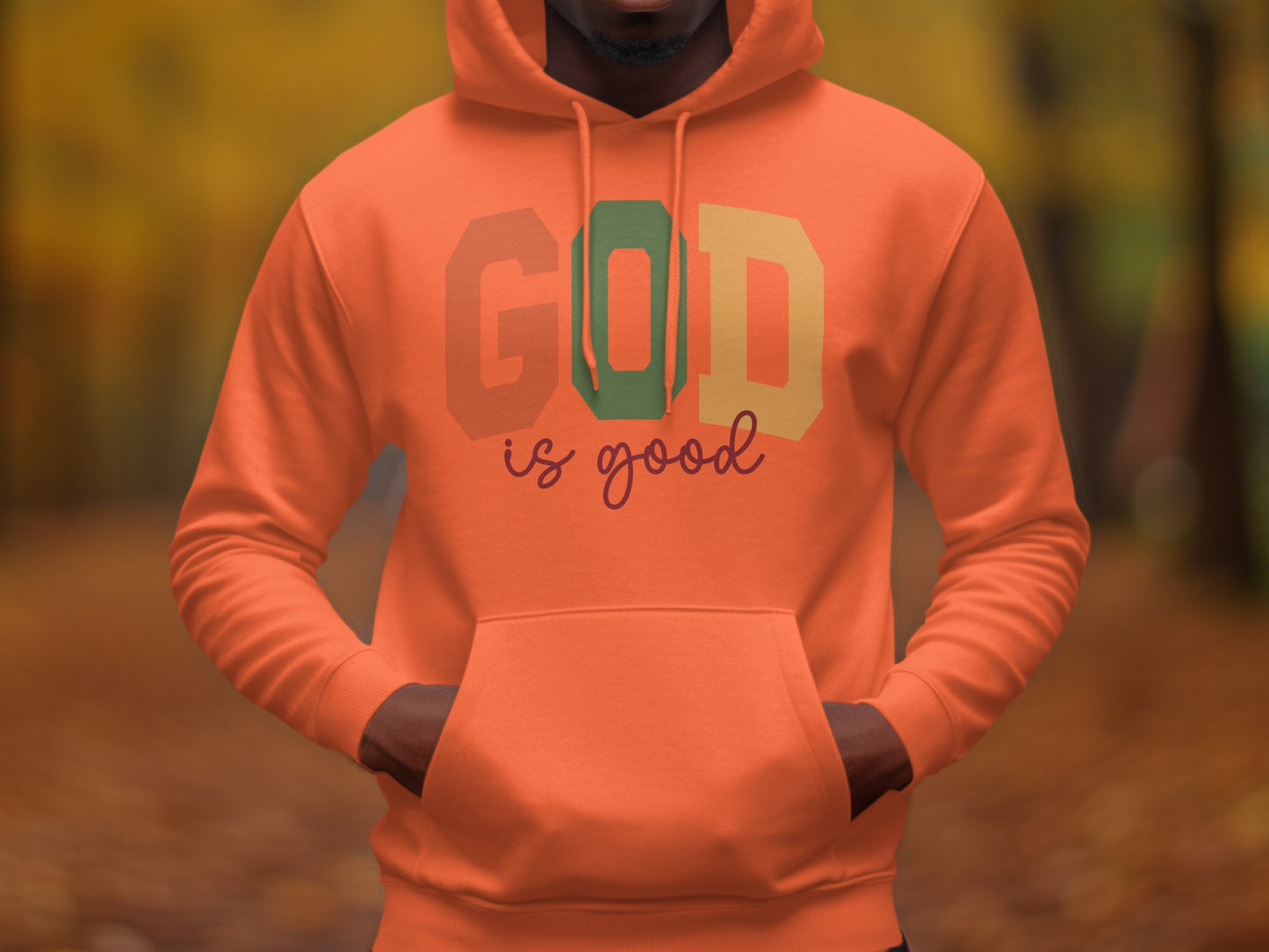 God is Good Lettering Design Hoodie Product