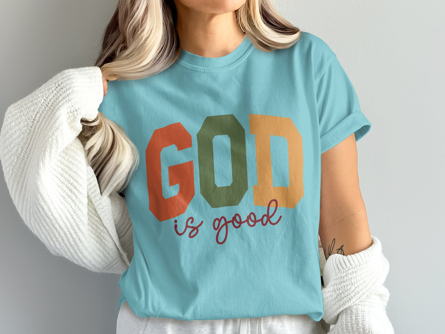 GOD is good Graphic Print T-shirt