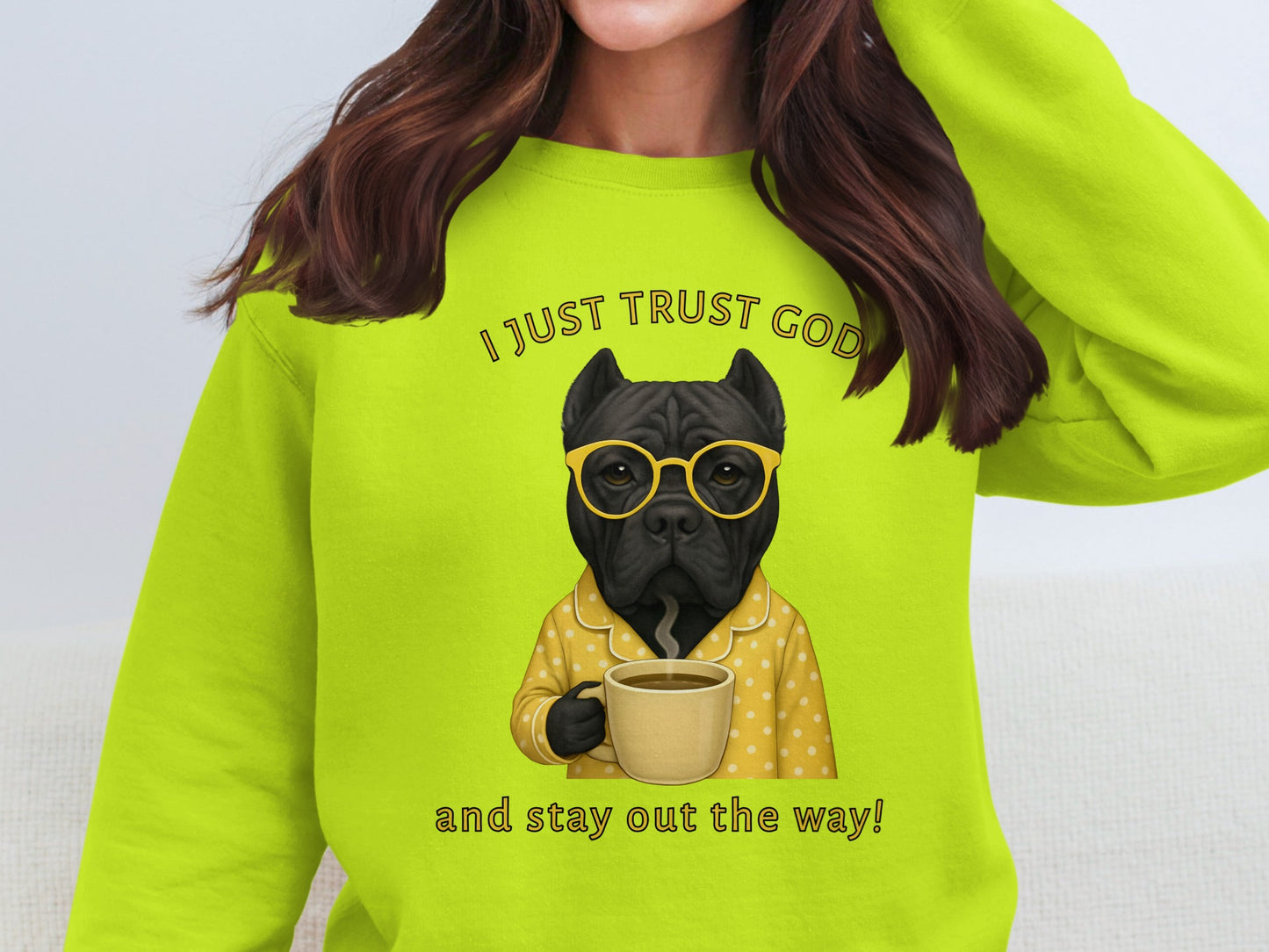 I Just Trust God and Stay Out the Way Sweatshirt