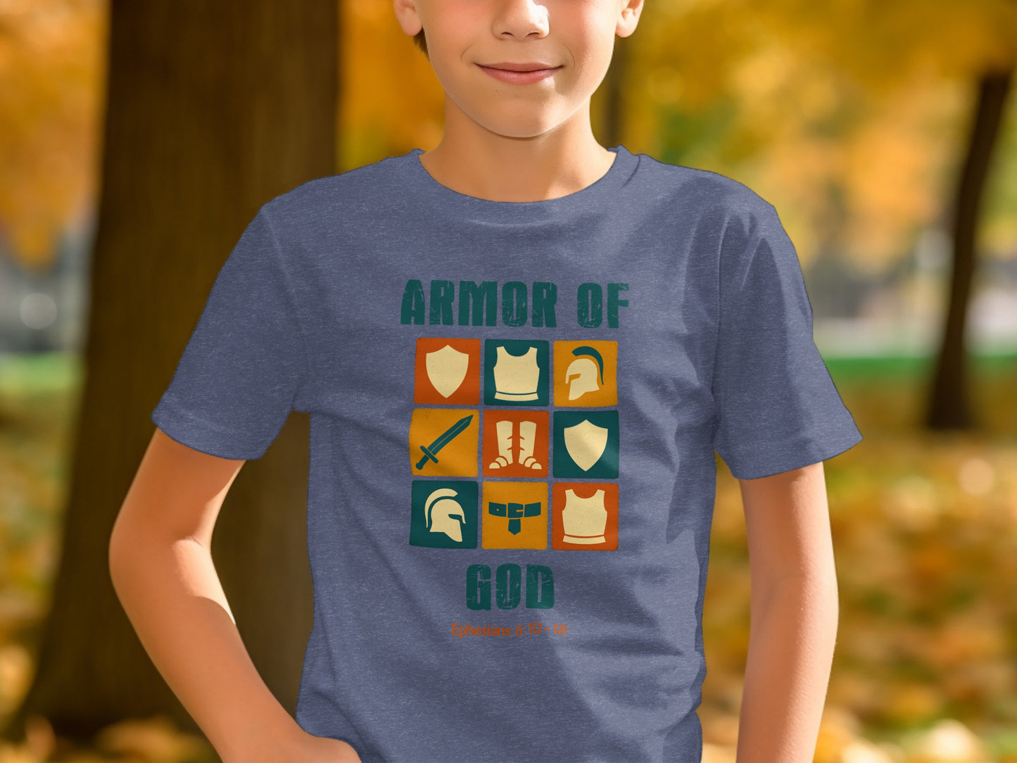 Armor of God graphical shield helmet sword product