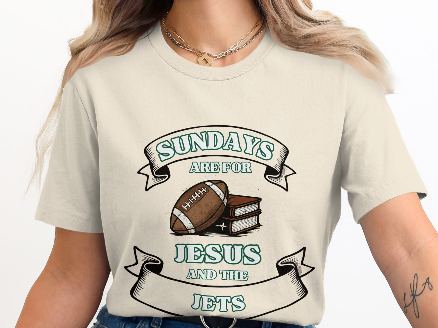 Sundays Are For Jesus And The Jets t-shirt product type