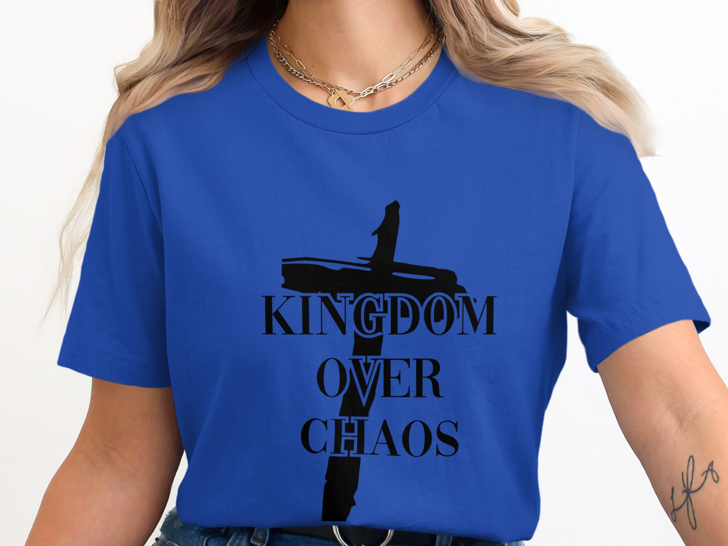 Kingdom Over Chaos Graphic Tee Shirt