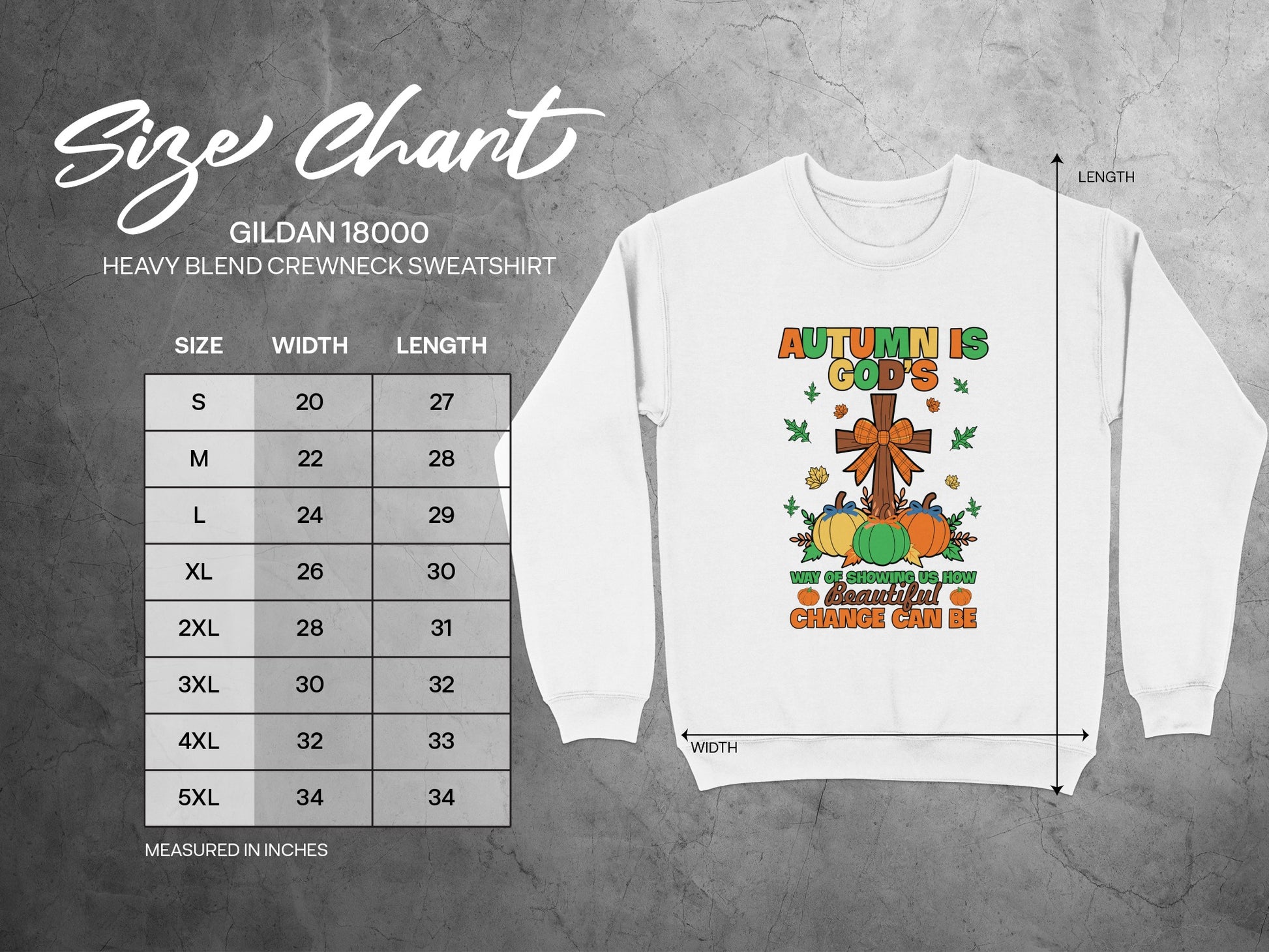 Autumn Is God's Work Inspirational Sweater