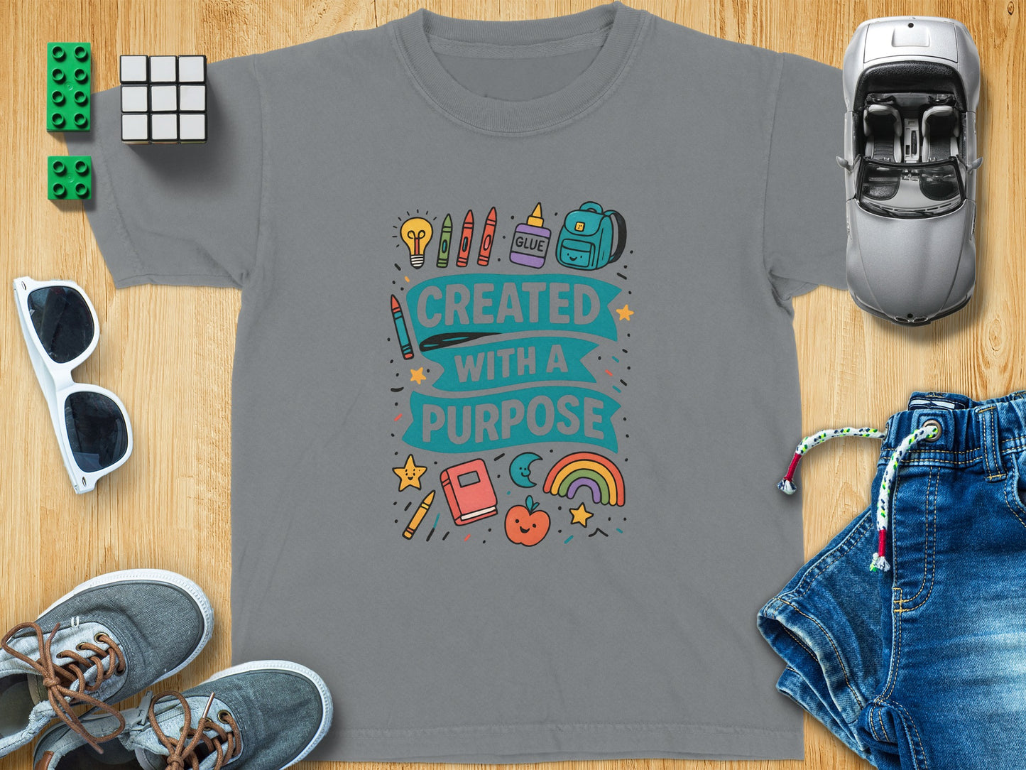 Created with a Purpose Graphic T-Shirt