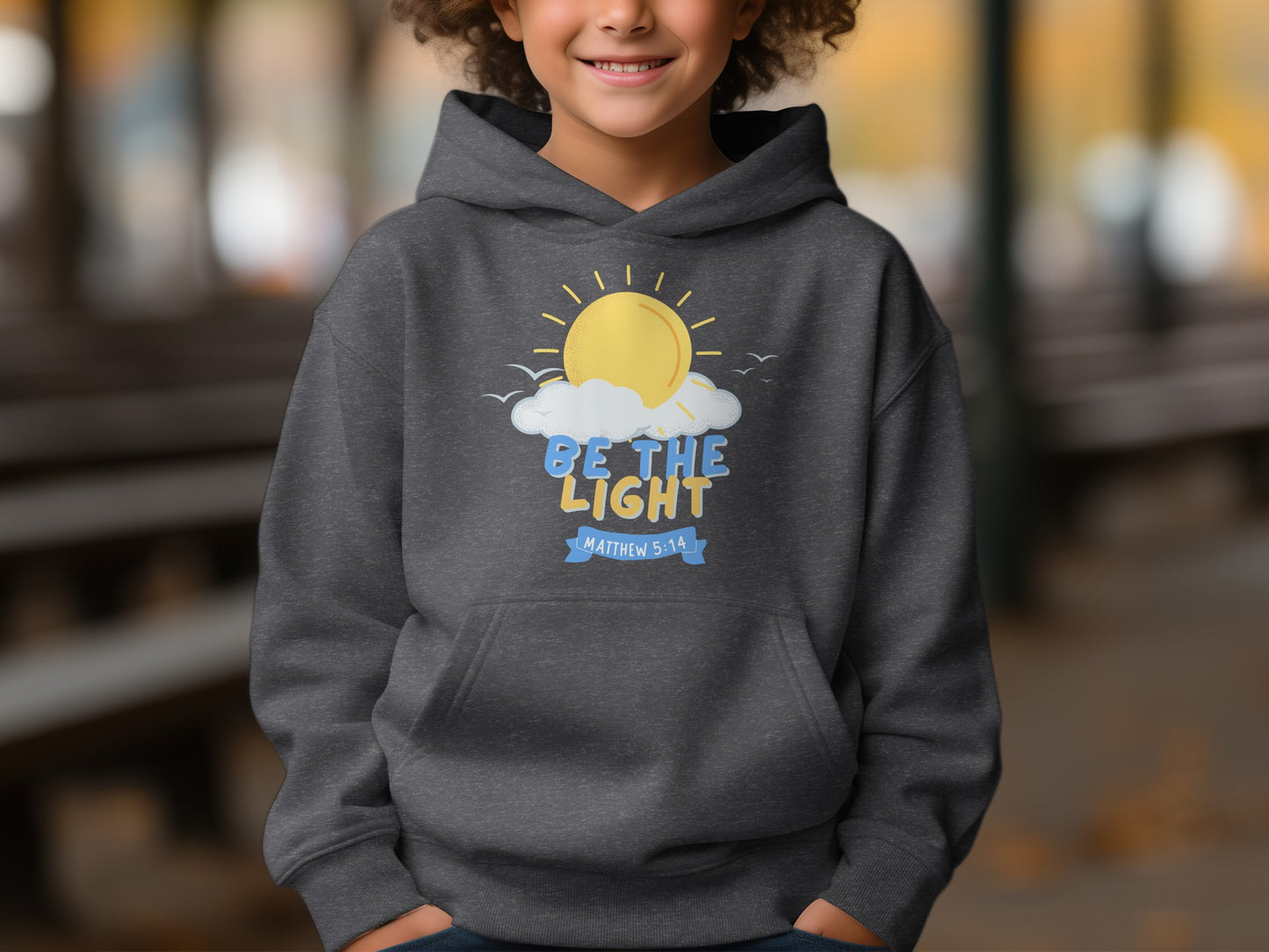 Be The Light Matthew 5:14 Inspirational Hoodie