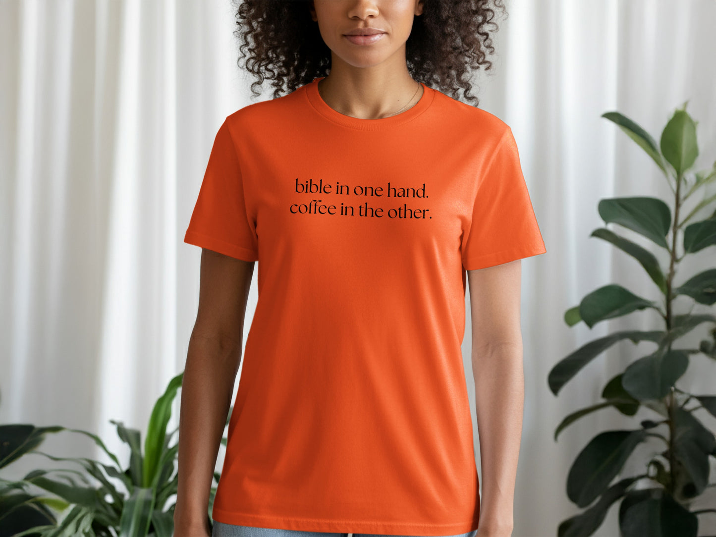 Bible in One Hand Coffee in the Other T-Shirt product