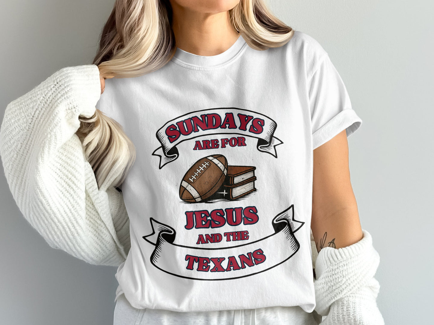Sundays Are For Jesus And The Texans T-shirt product