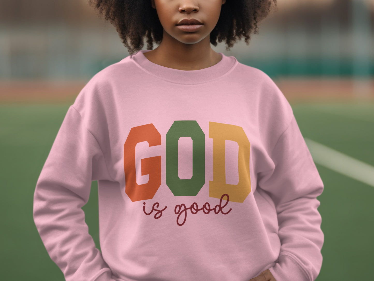 GOD is Good Sweatshirt for Everyday Inspiration
