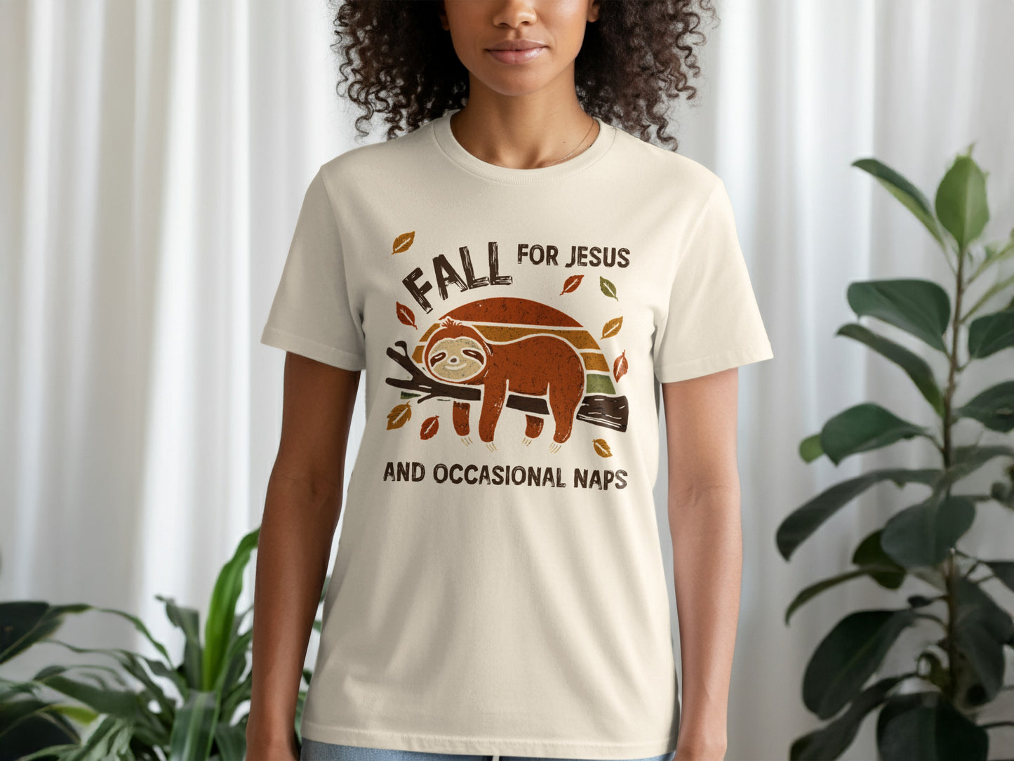 Fall for Jesus and Occasional Naps T-Shirt