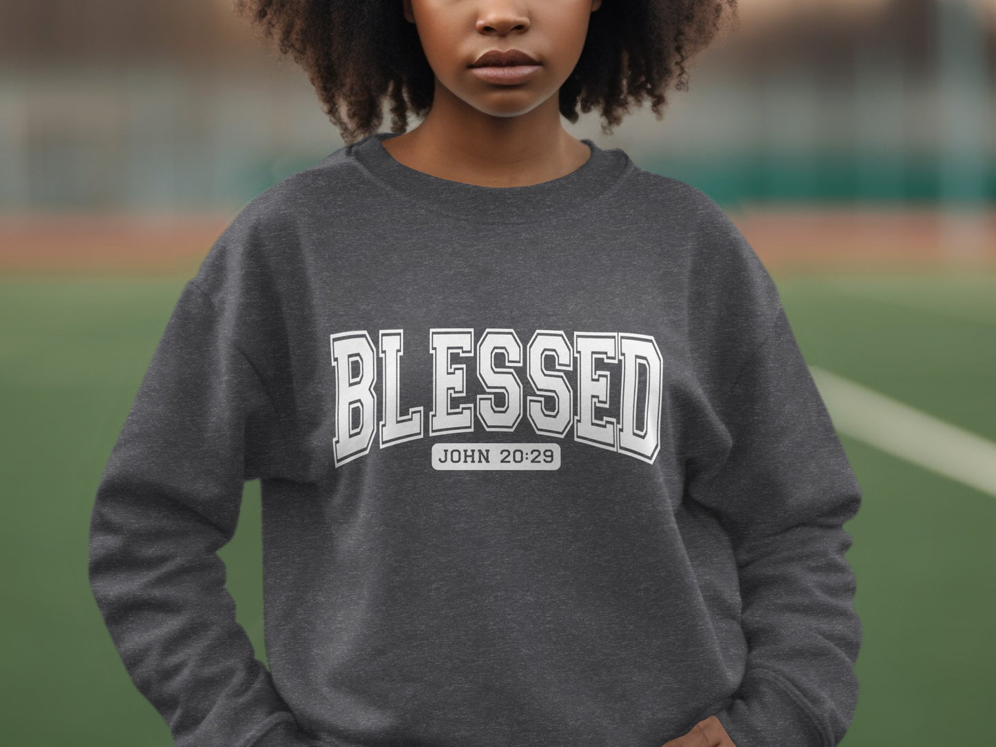 Blessed John 20:29 Hoodie Inspirational Apparel