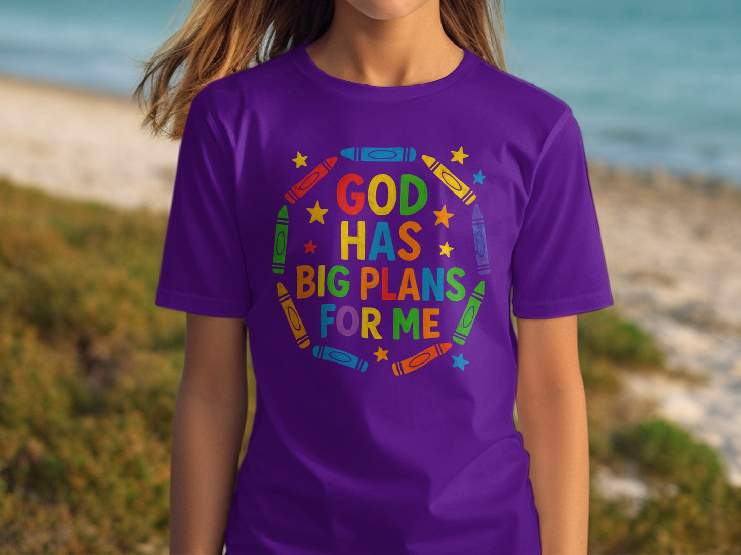 God Has Big Plans For Me Colorful Shirt