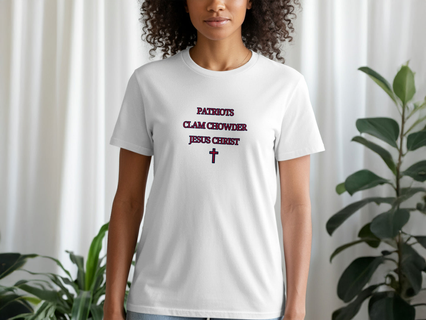 Unique Patriots Clam Chowder Jesus Christ T-shirt product type