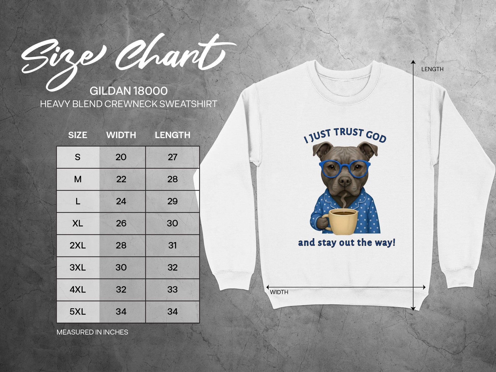 I Just Trust God and Stay Out the Way Sweatshirt