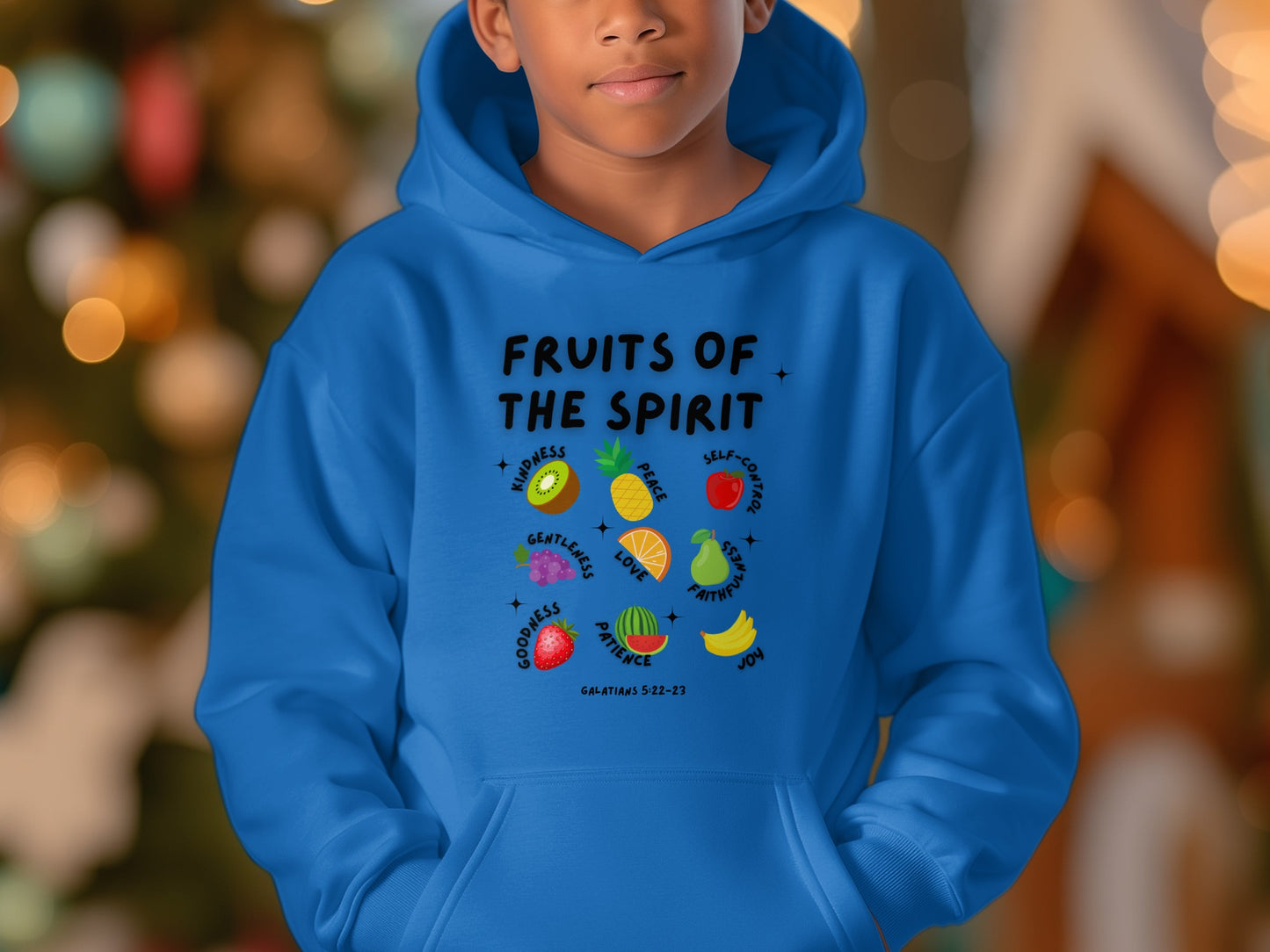 Fruits of the Spirit Graphic Hoodie Fashion