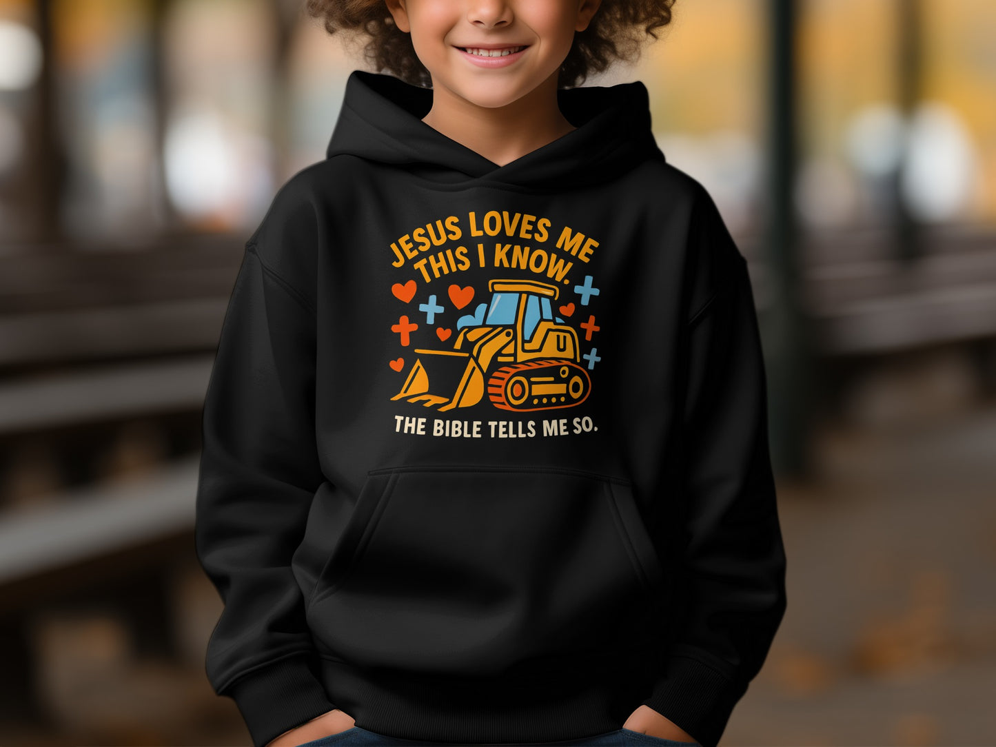 Jesus Loves Me This I Know Religious Hoodie