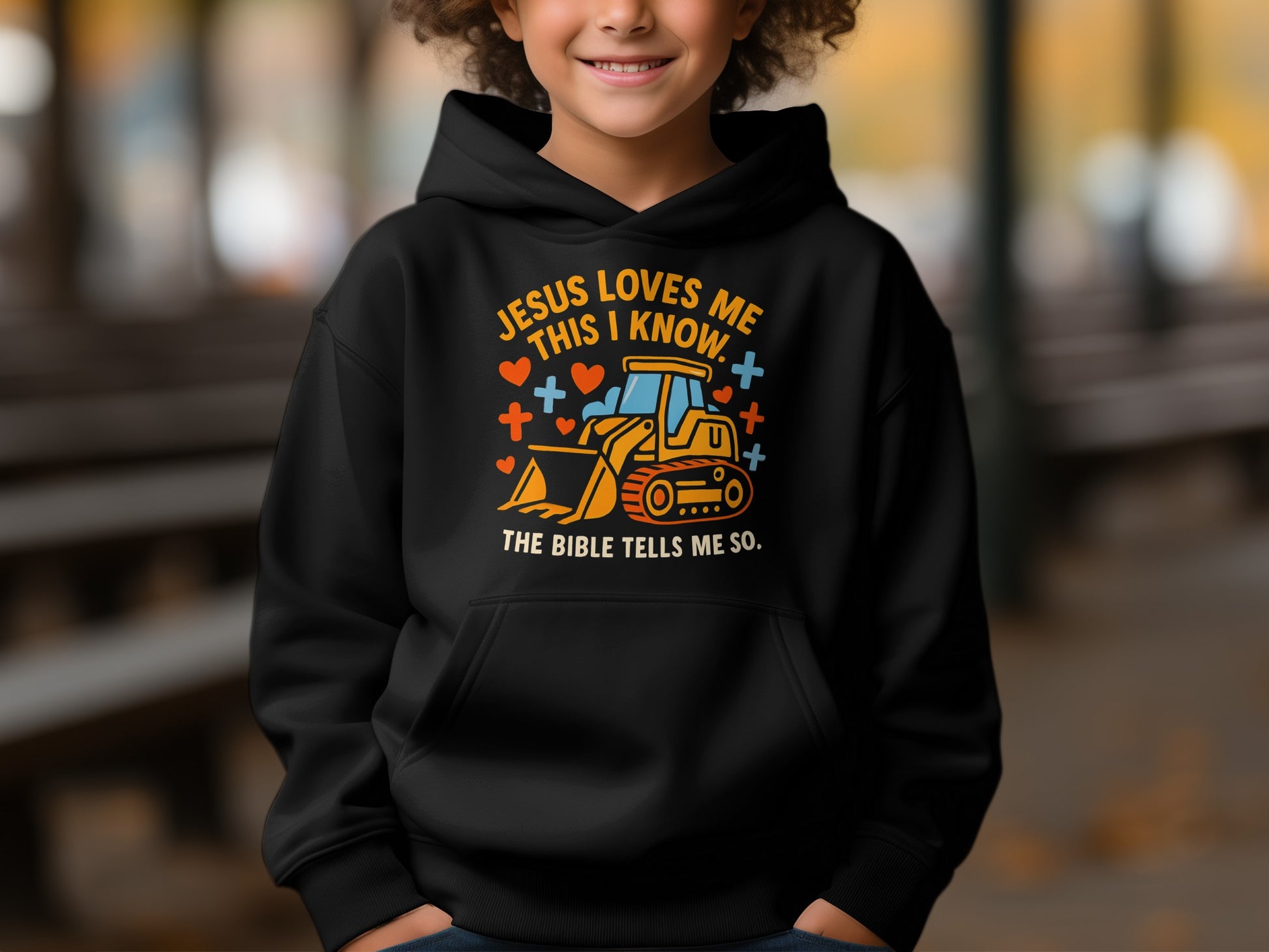 Jesus Loves Me This I Know Religious Hoodie