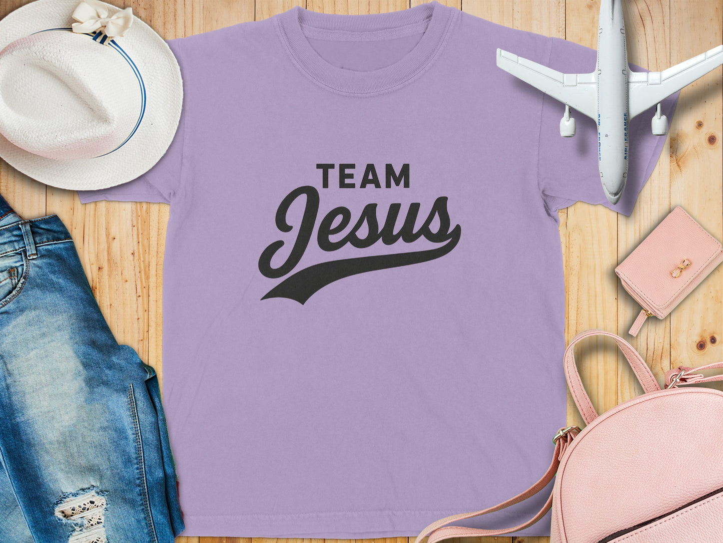 Team Jesus Graphic Tee for Casual Outfits