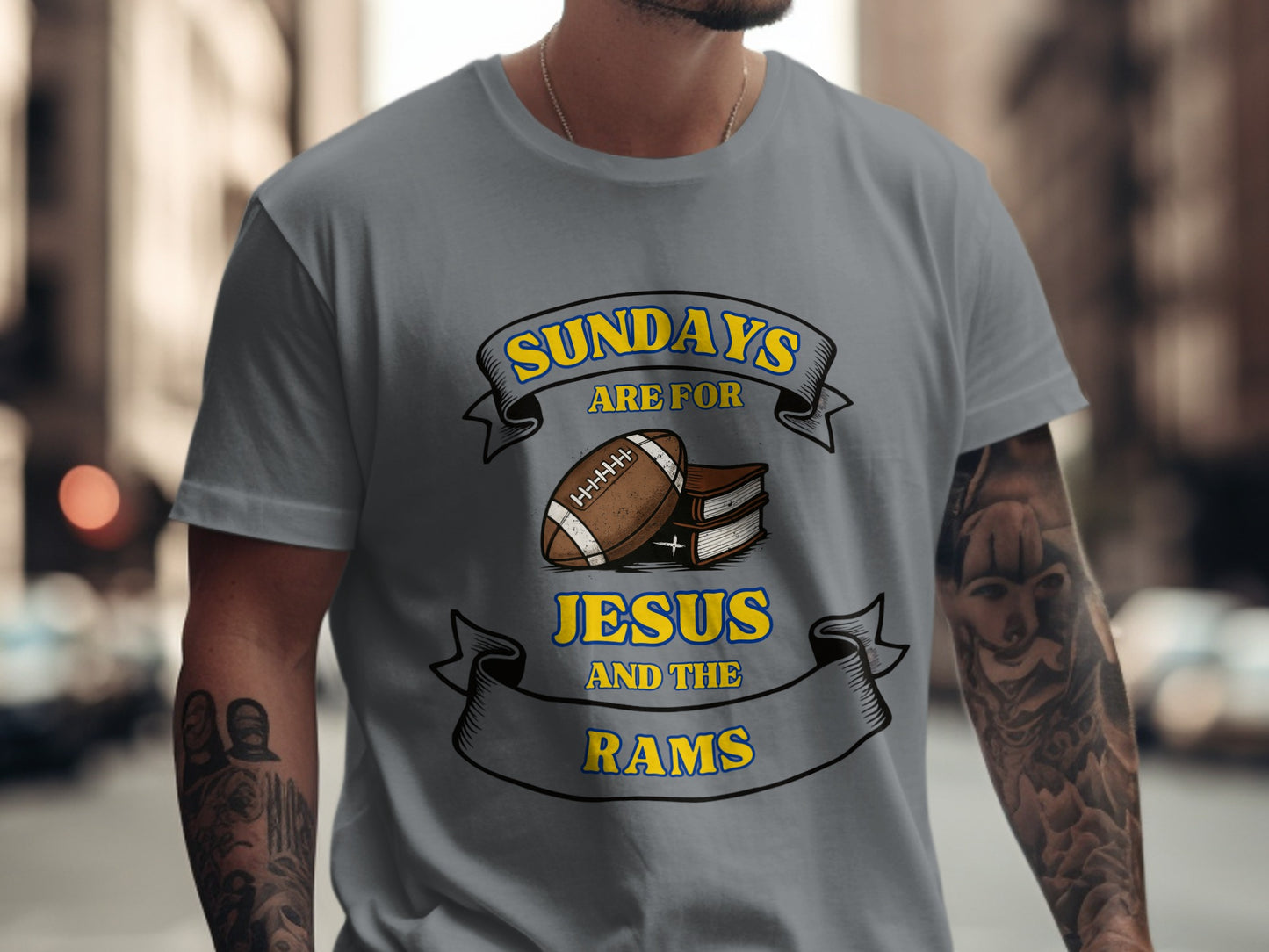 Sundays Are For Jesus And The Rams Product Shirt