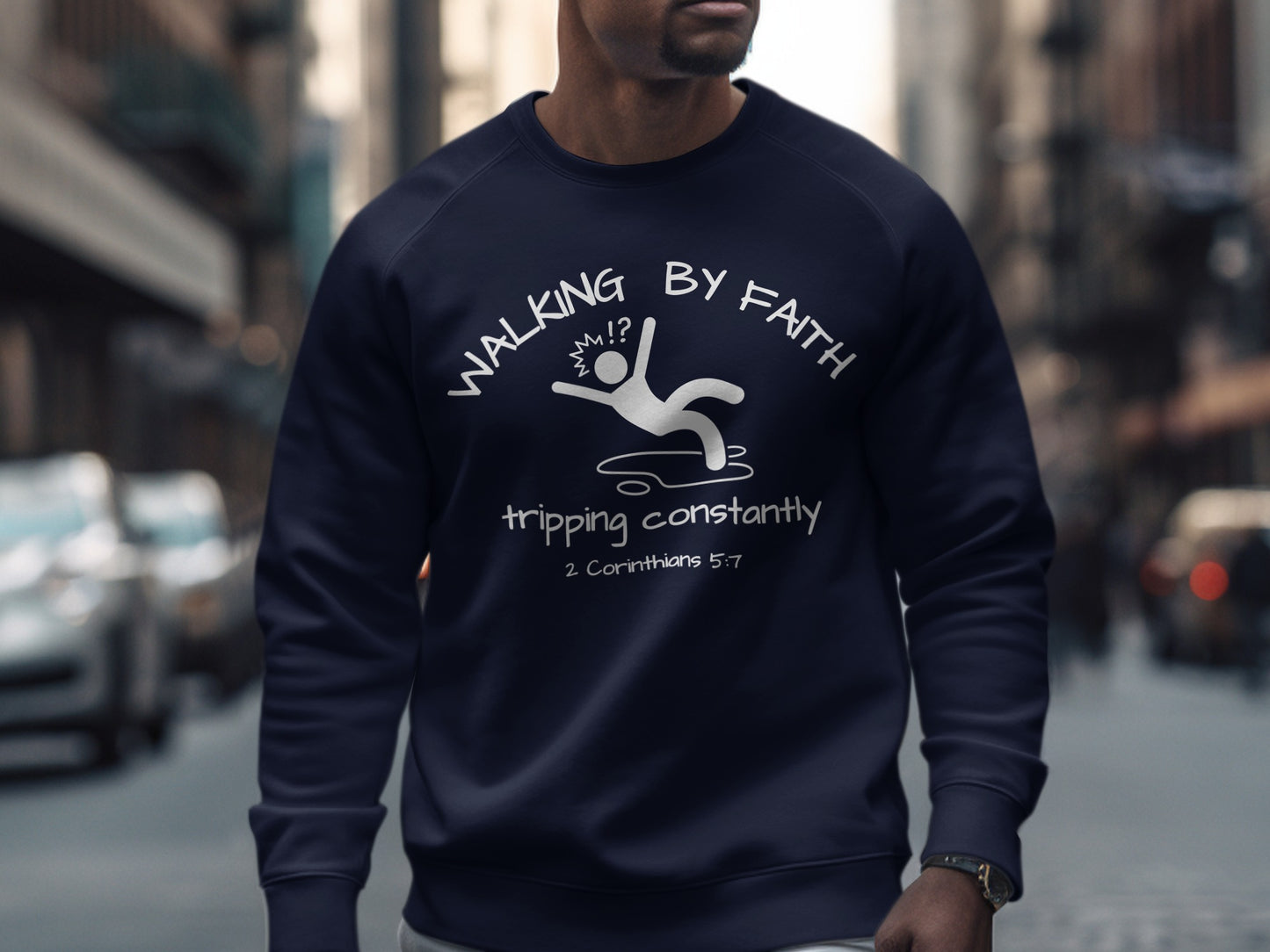 Walking By Faith 2 Corinthians 5:7 Sweatshirt product