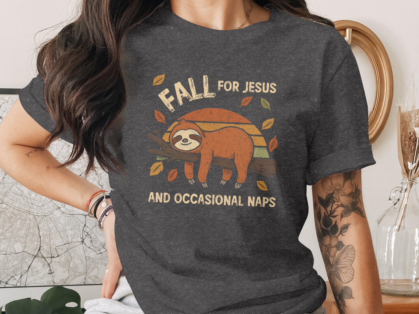 Fall for Jesus and Occasional Naps T-Shirt