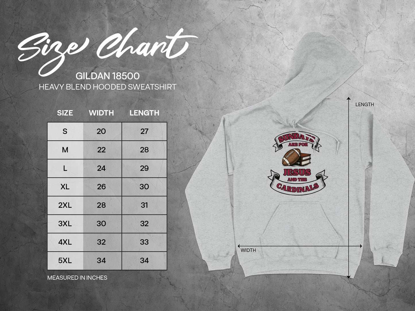 Embrace Faith with Cardinals Hoodie Sweatshirt product type