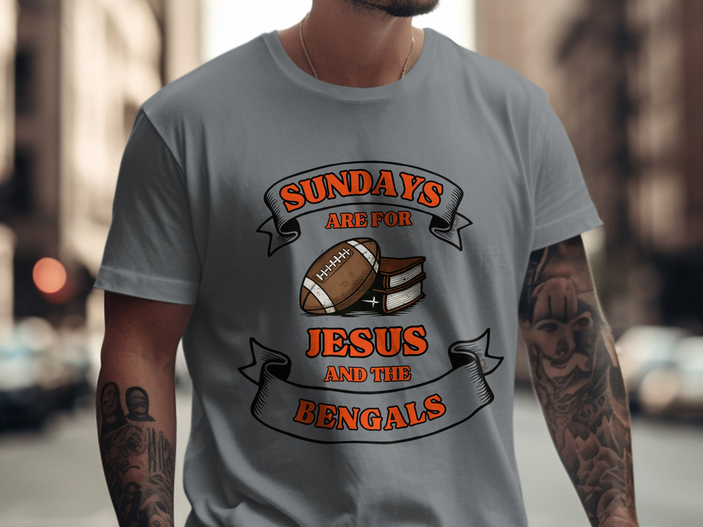 Sundays Are For Jesus And The Bengals T-shirt