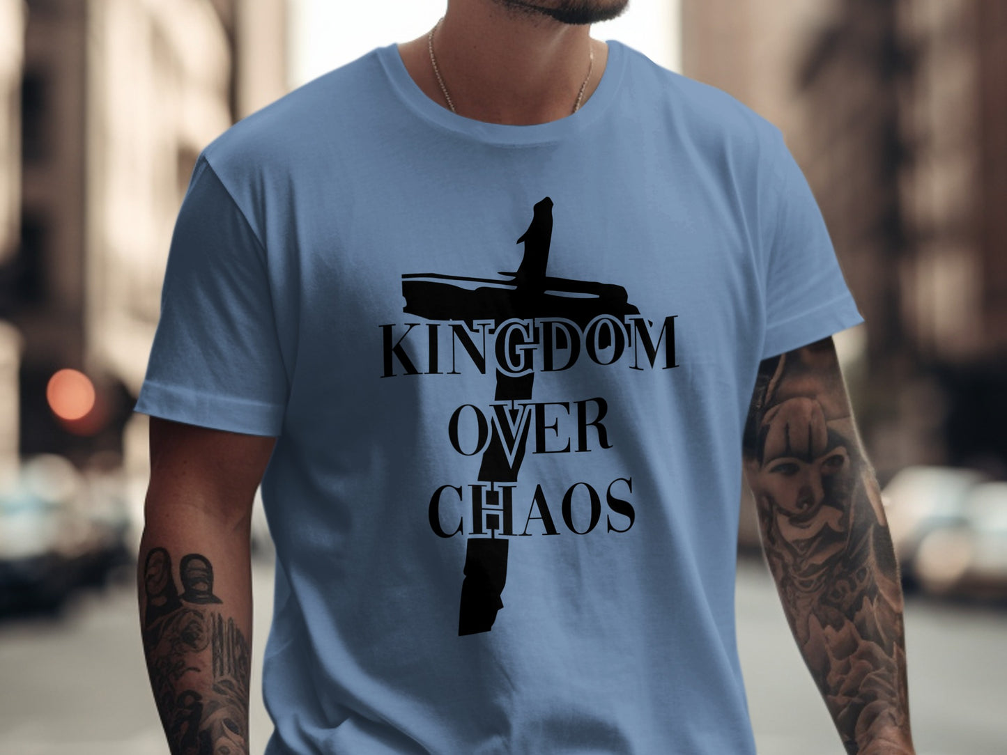 Kingdom Over Chaos Graphic T-shirt Design
