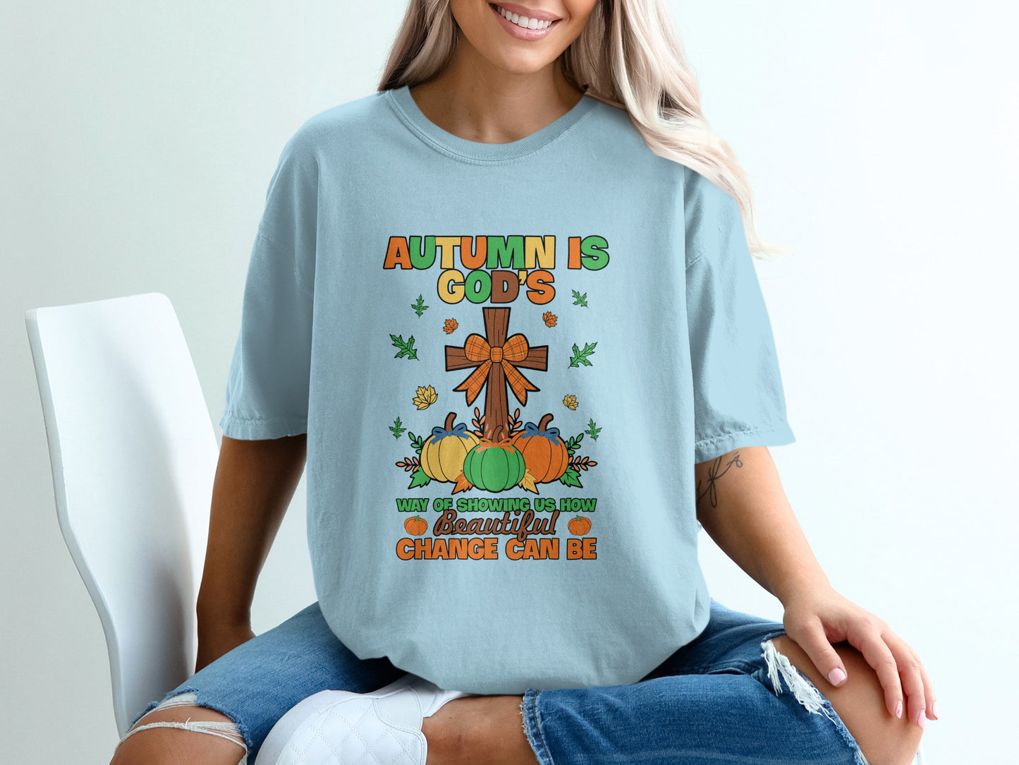 Autumn is God's Way Beautiful Change Can Be Shirt