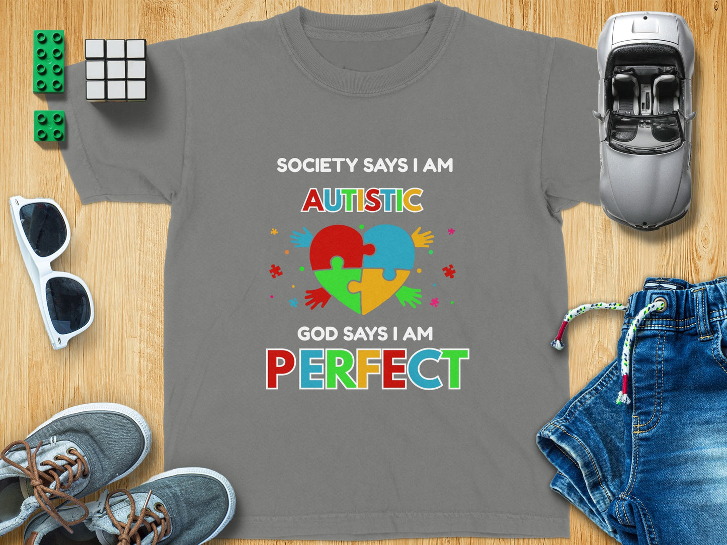Society Says I Am Autistic God Says I Am Perfect T-shirt