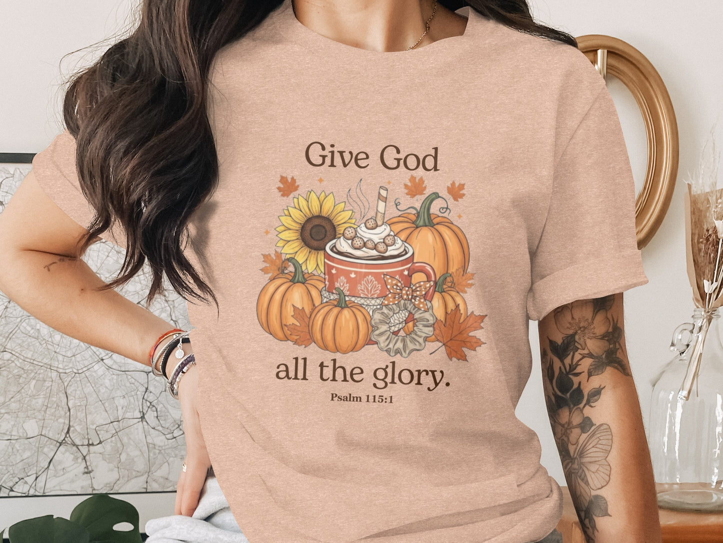 Inspirational Autumn Christian Long Sleeve Shirt
