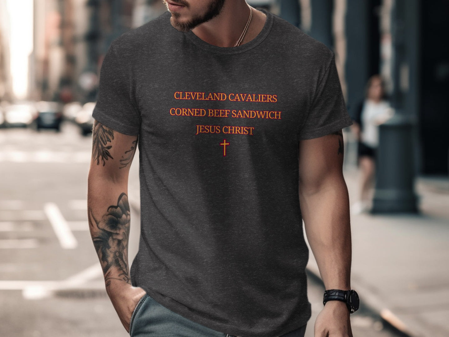 Cleveland Cavaliers Corned Beef Sandwich Jesus Christ shirt