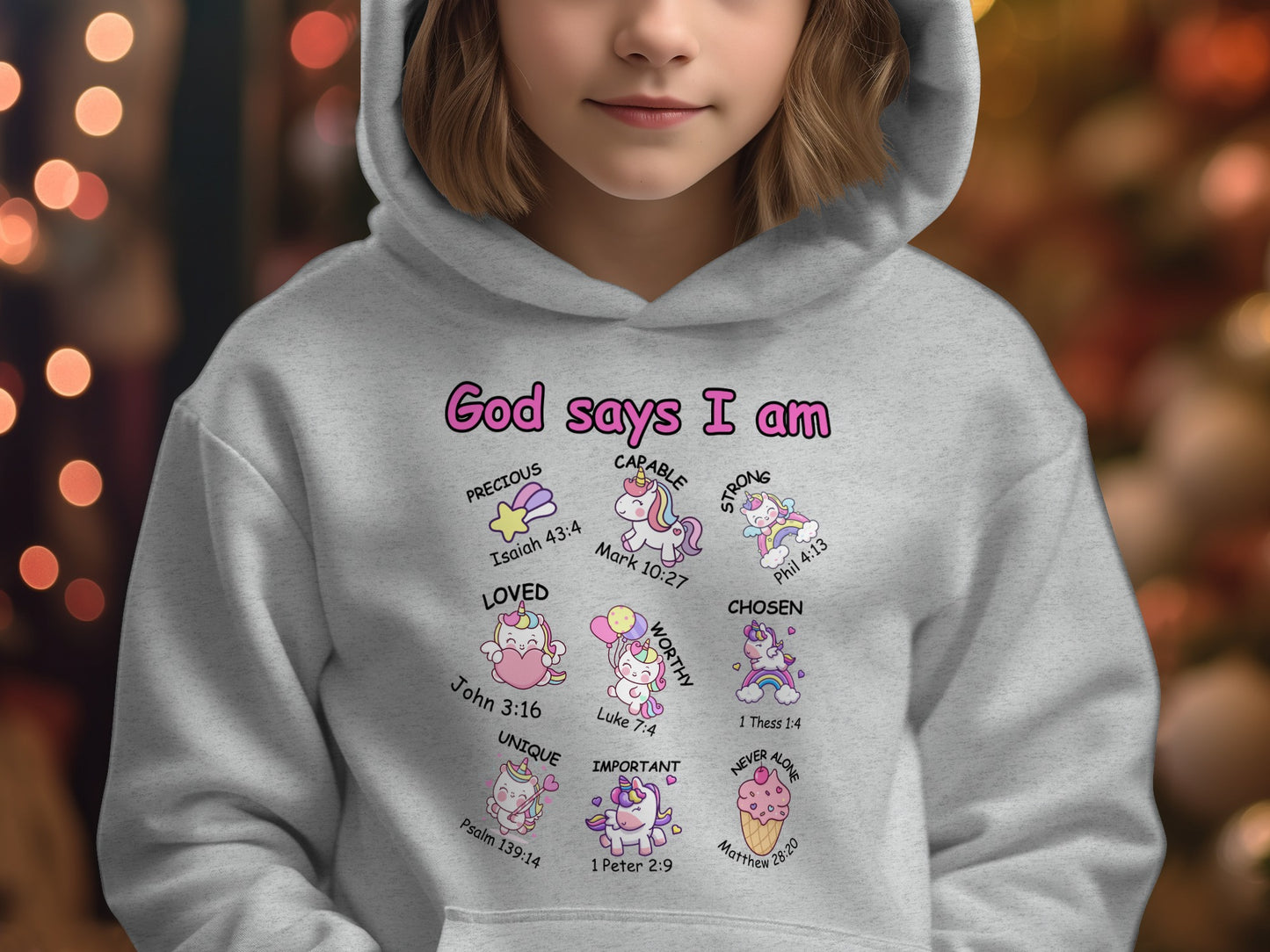 God Says I Am Inspirational Hoodie