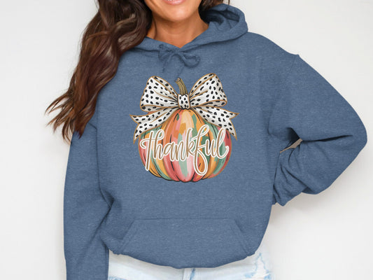 Thankful Pumpkin Graphic Design Hoodie Product