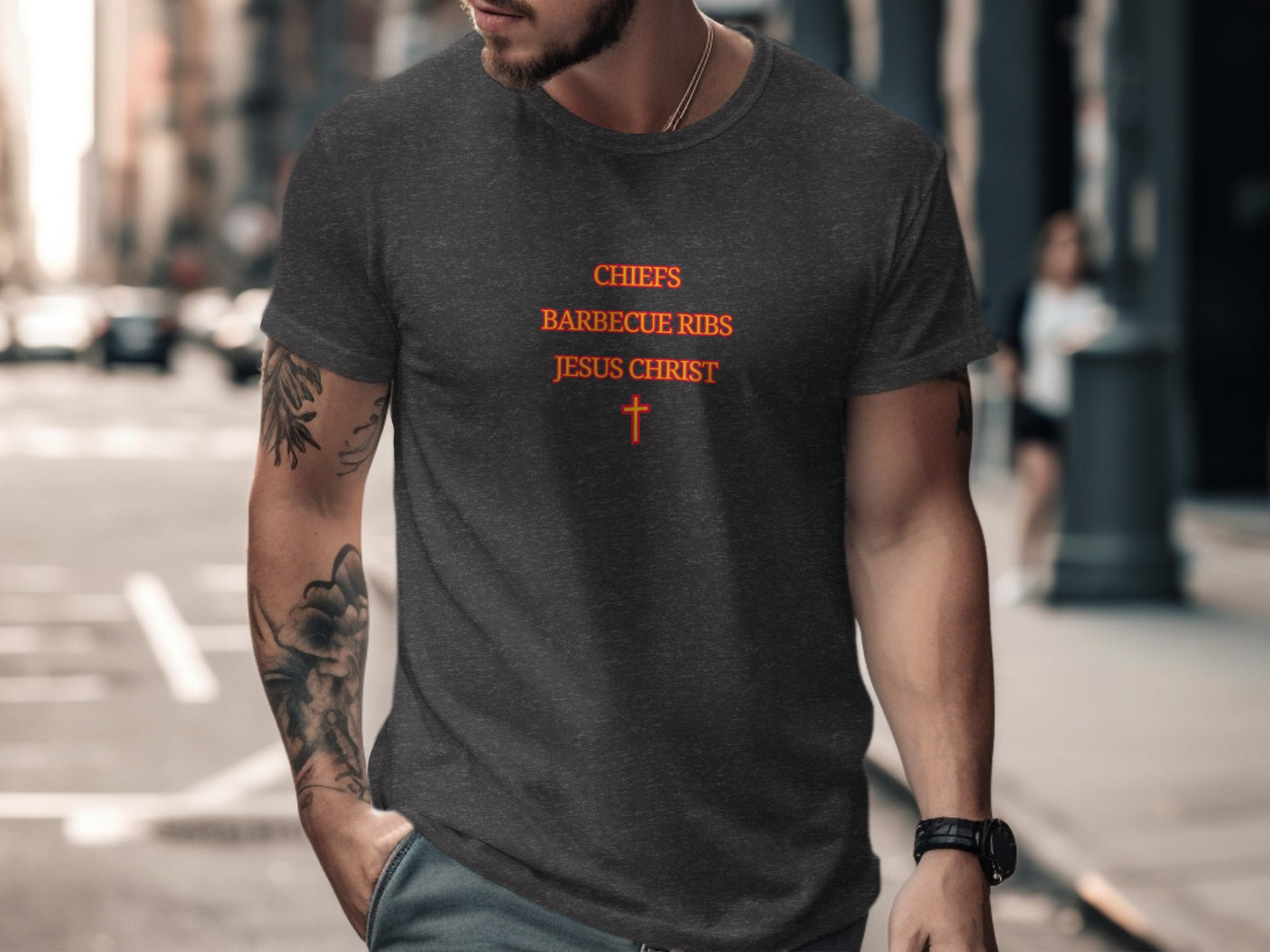 Chiefs Barbecue Ribs Jesus Christ T-shirt product
