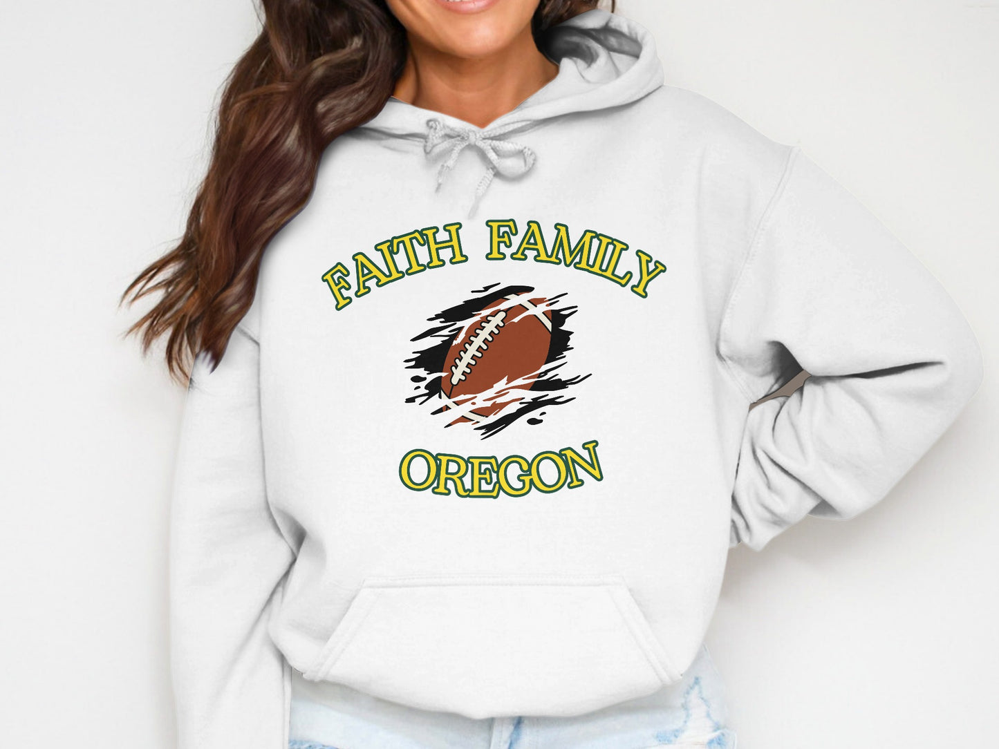 Faith Family Oregon Football Hoodie product