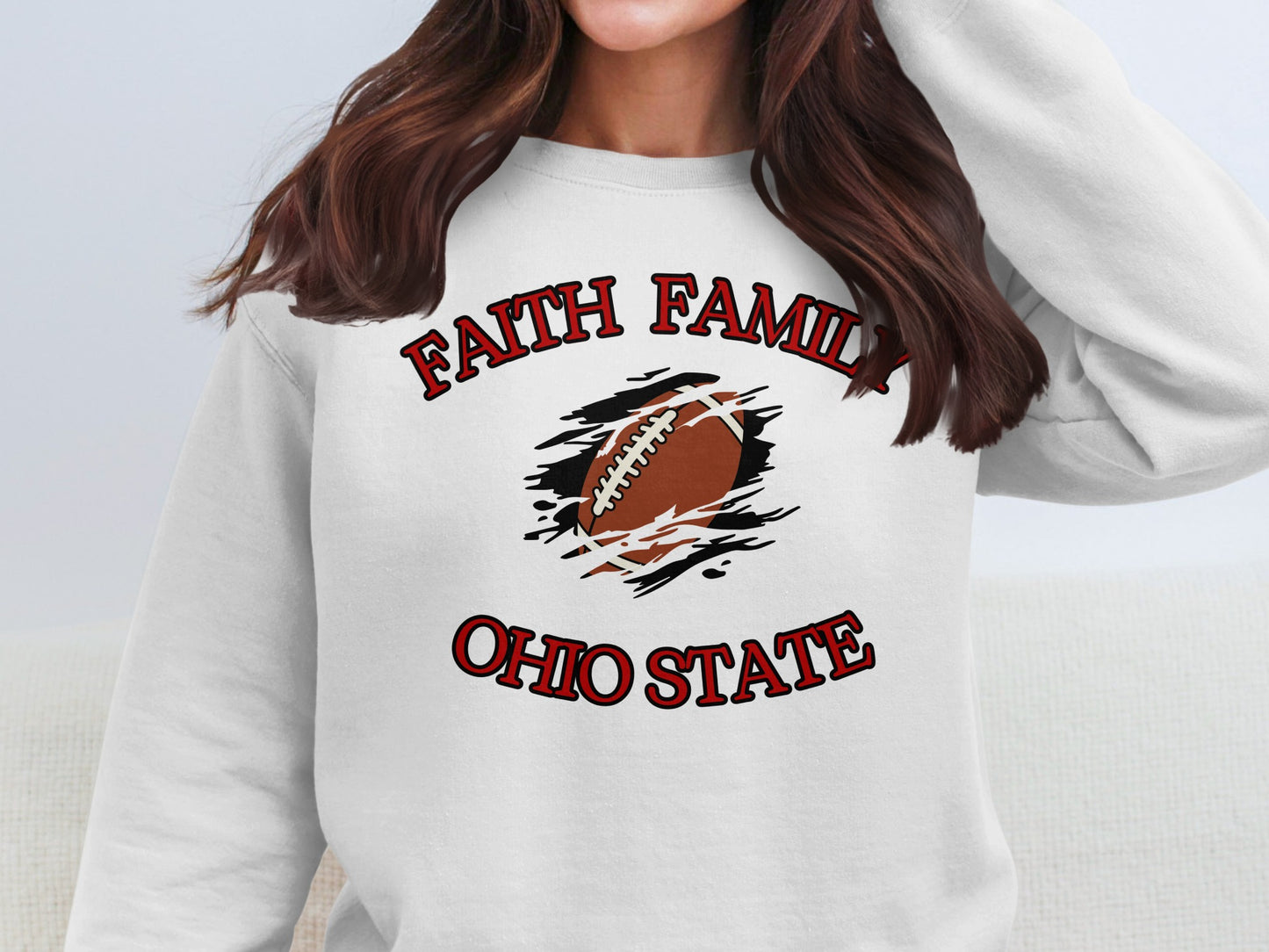 Faith Family Ohio State Football Sweatshirt product type