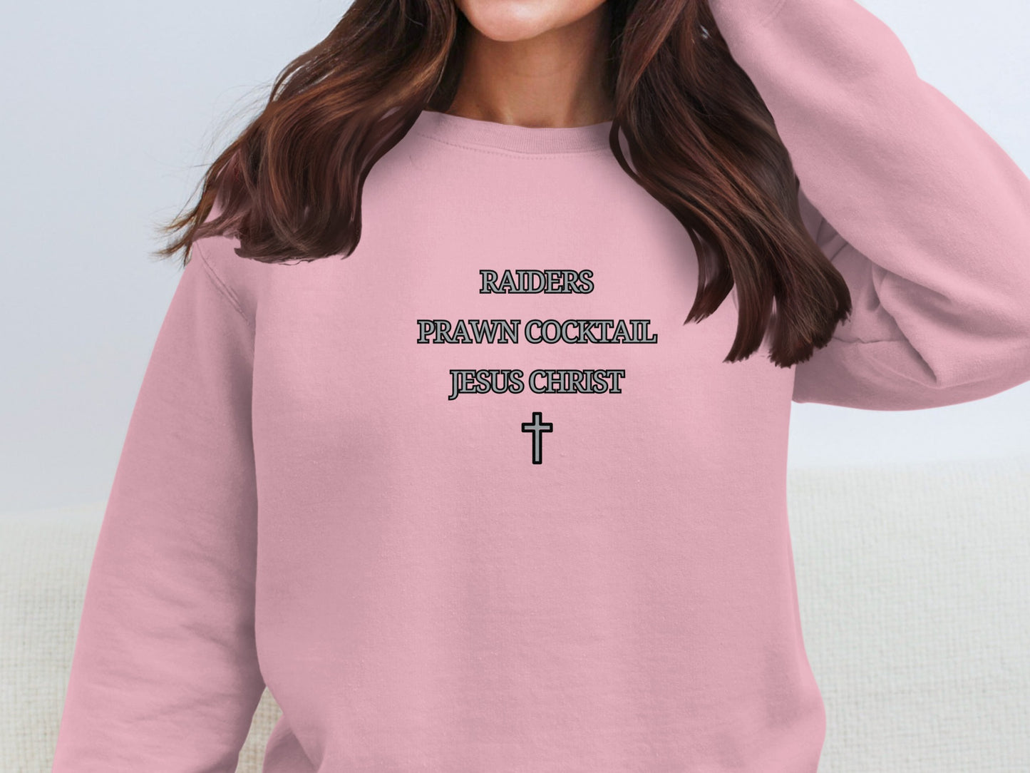 Raiders Prawn Cocktail Jesus Christ sweatshirt product