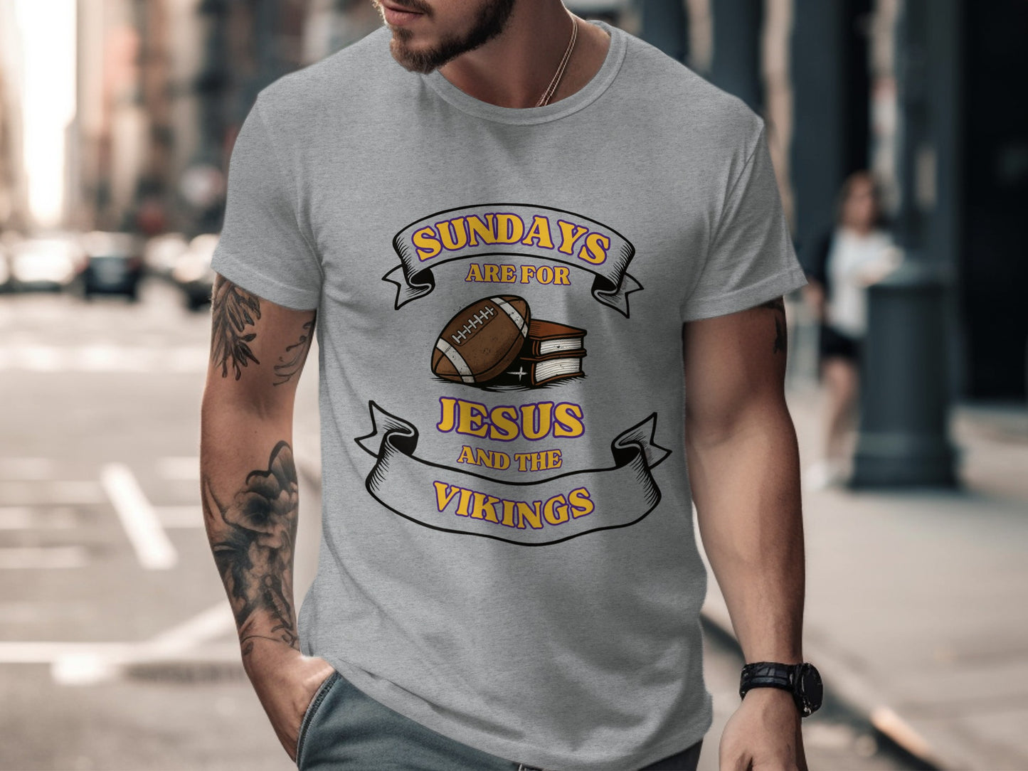 Sundays Are For Jesus And The Vikings T-shirt product