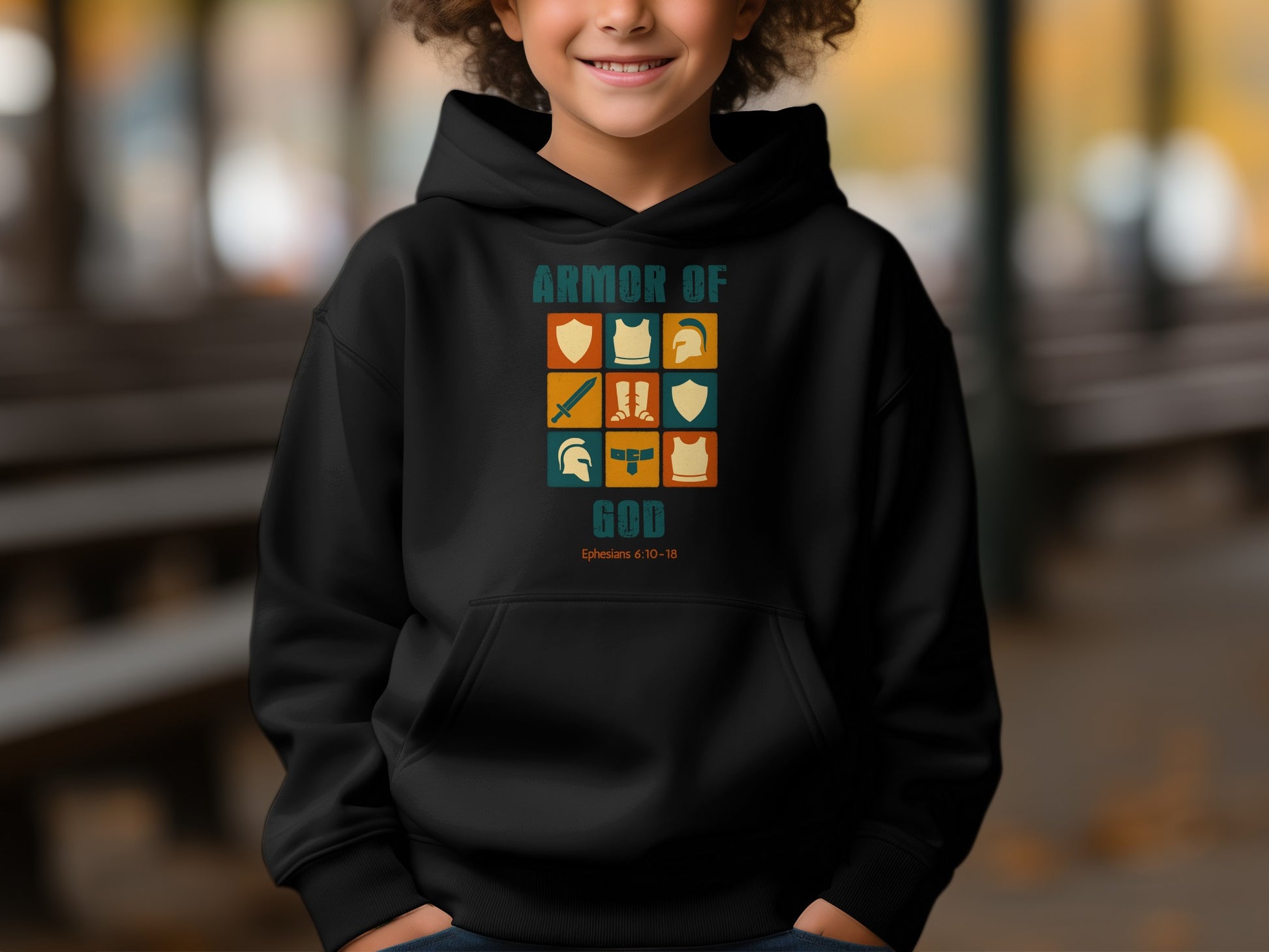 Armor of God Ephesians 6 Hoodie for Kids
