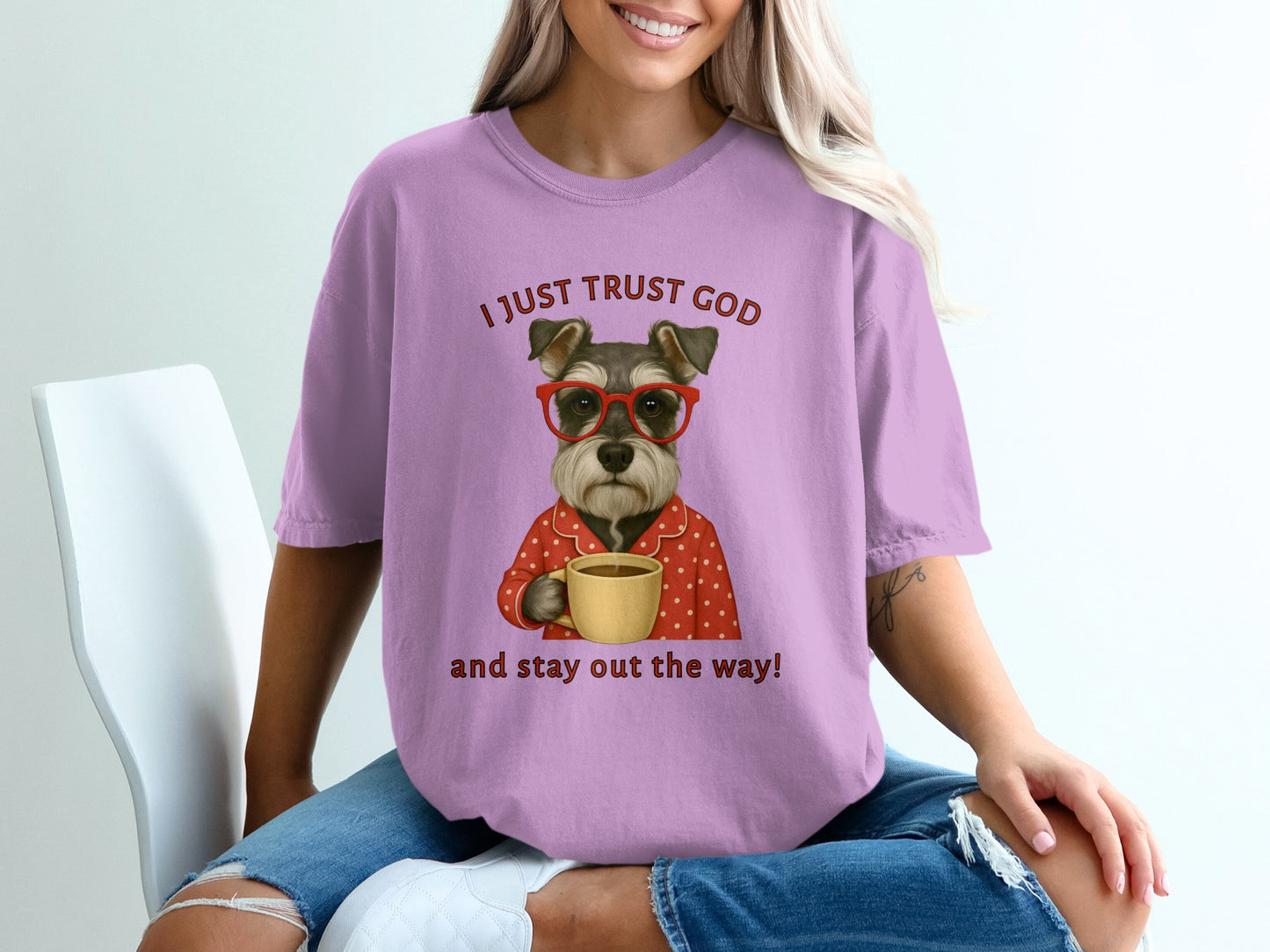 I Just Trust God And Stay Out The Way Shirt