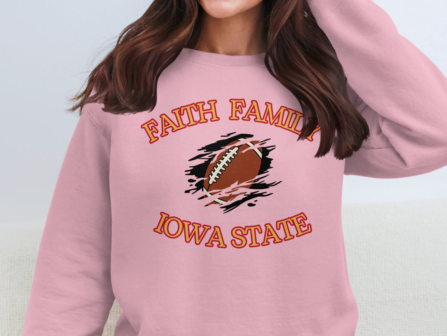 Faith Family Iowa State Graphic Sweatshirt product type