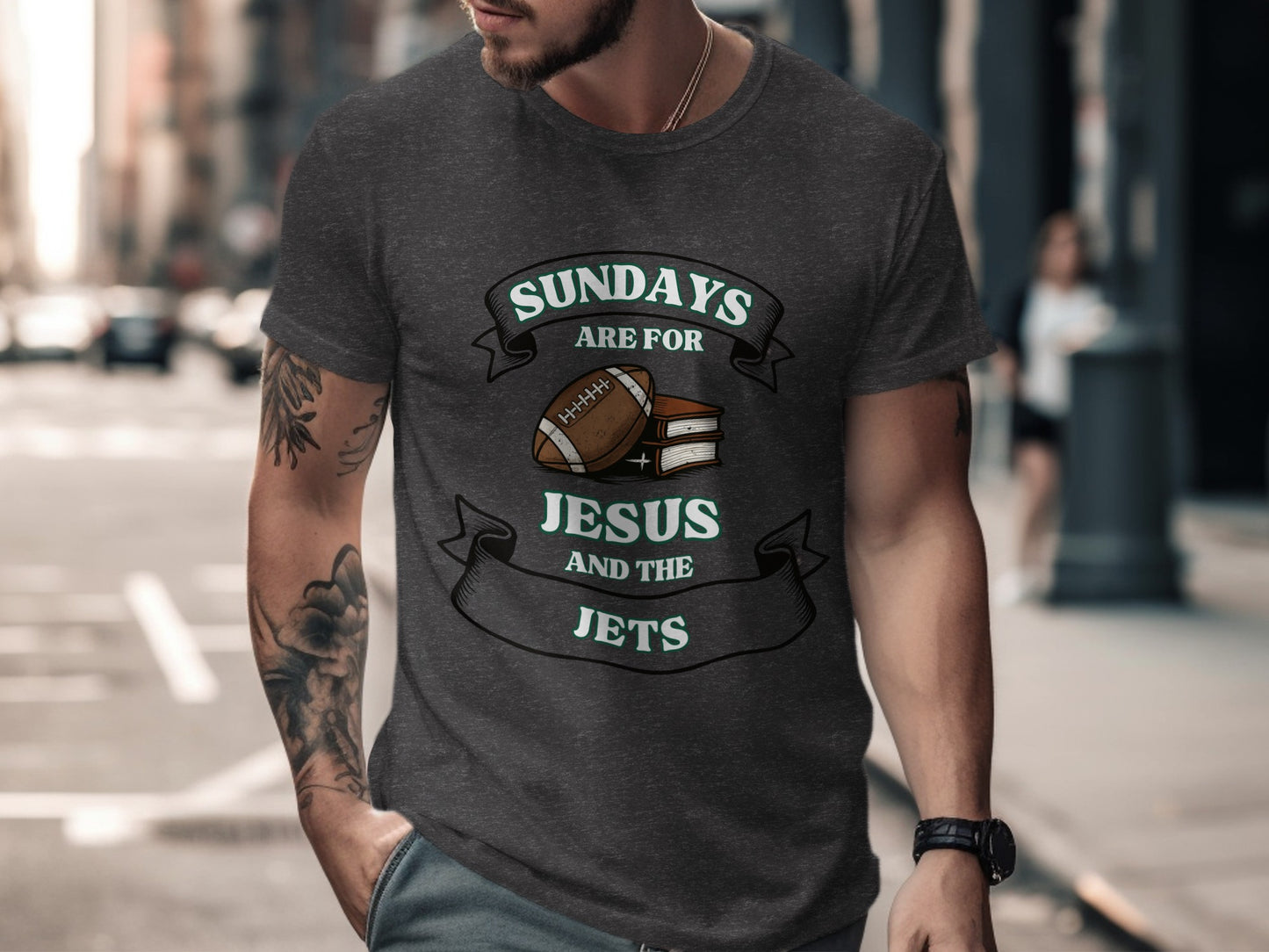 Sundays Are For Jesus And The Jets T-Shirt product