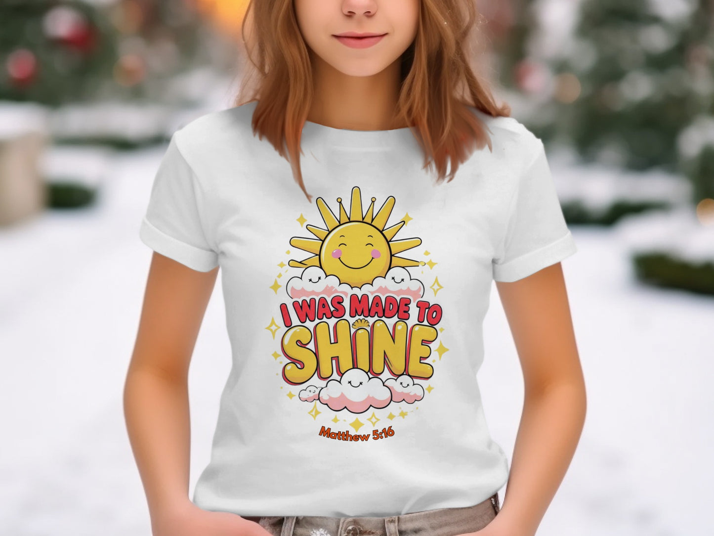 I Was Made to Shine Motivational T-Shirt