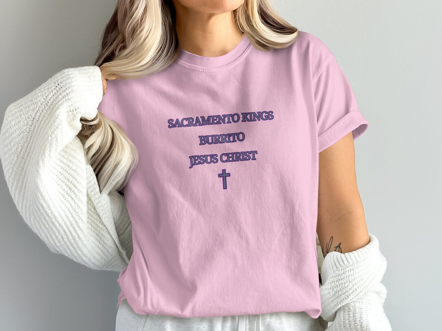 Sacramento Kings Burrito Jesus Christ Shirt