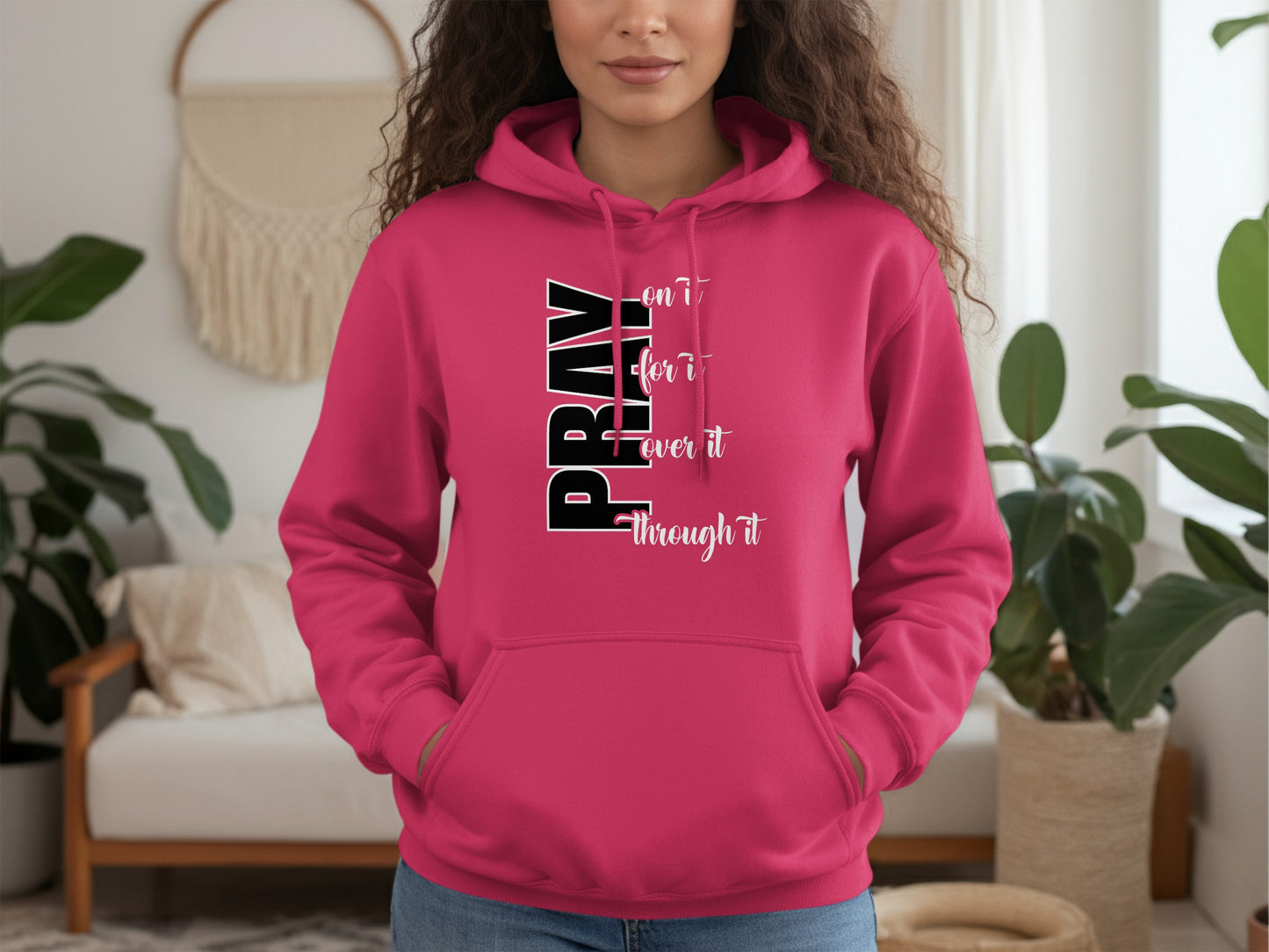 Pray Motivational Quote Hoodie Sweatshirt product
