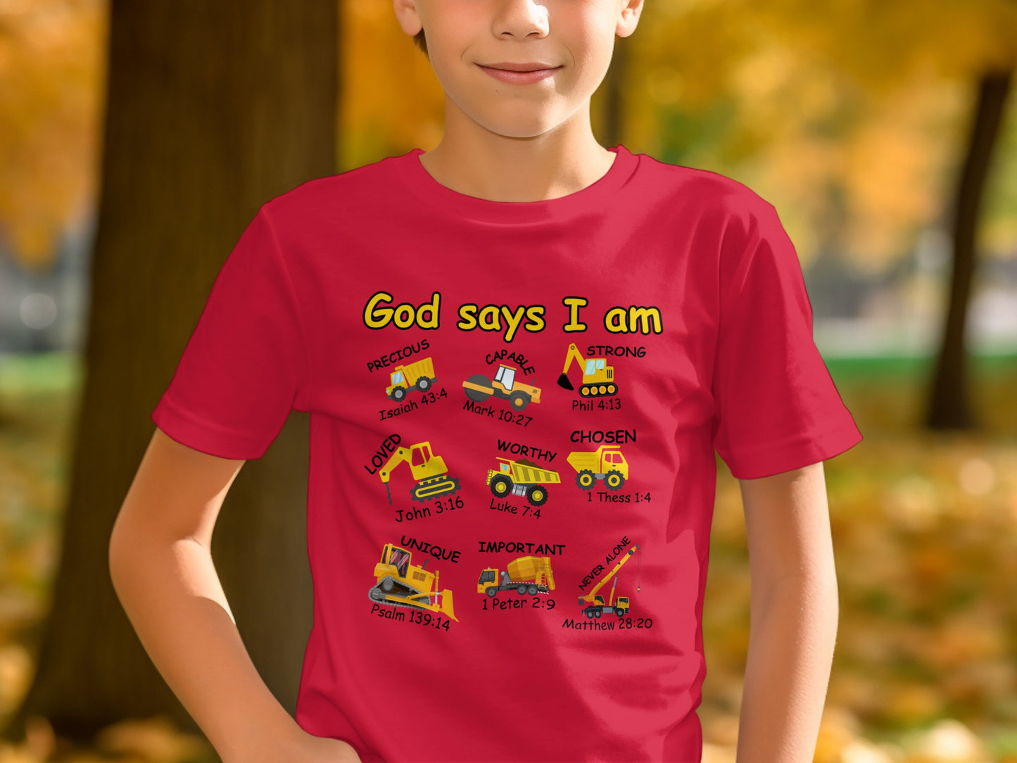 God Says I Am Children's Inspirational T-Shirt