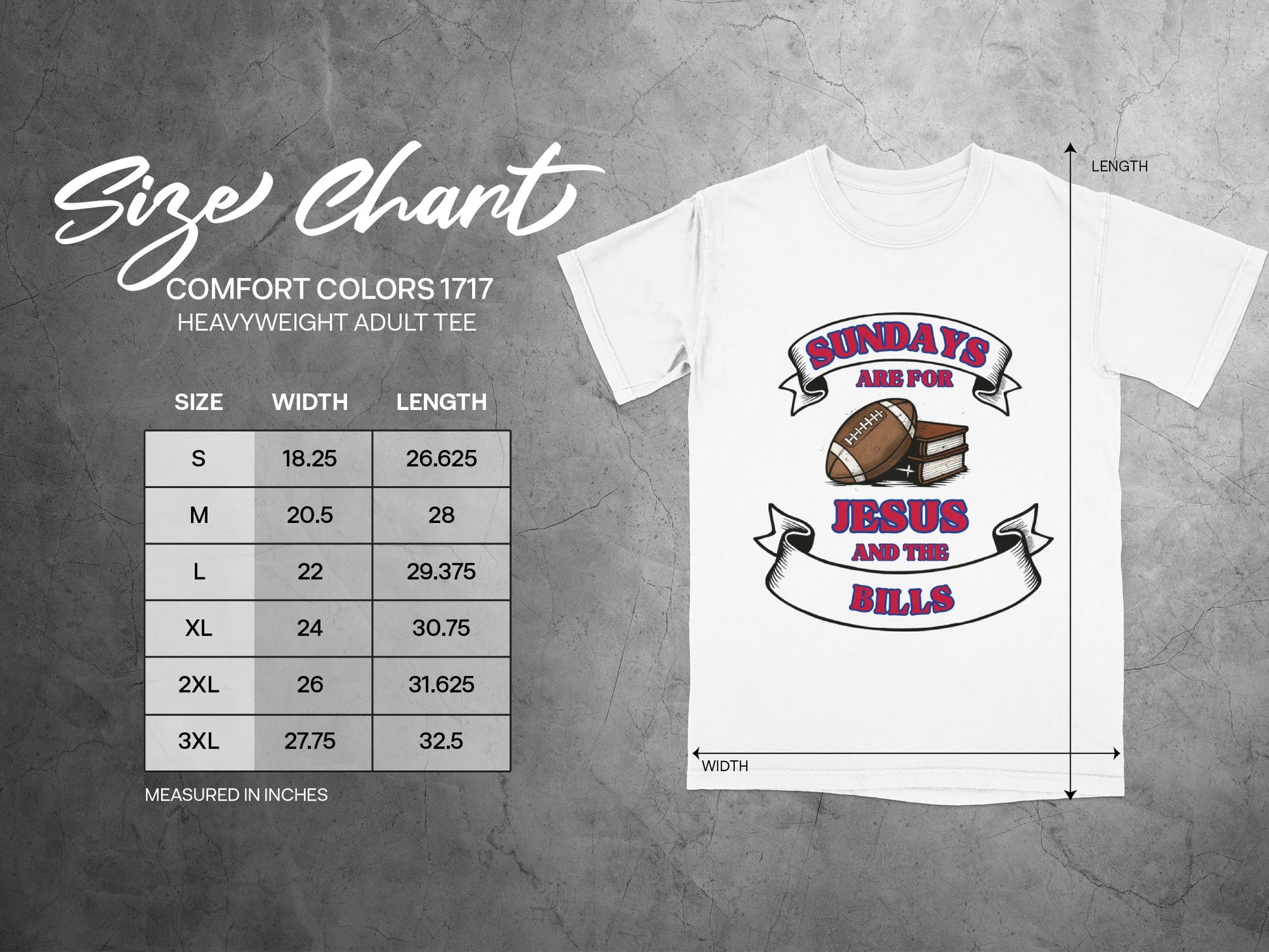 Sundays Are For Jesus And The Bills product type