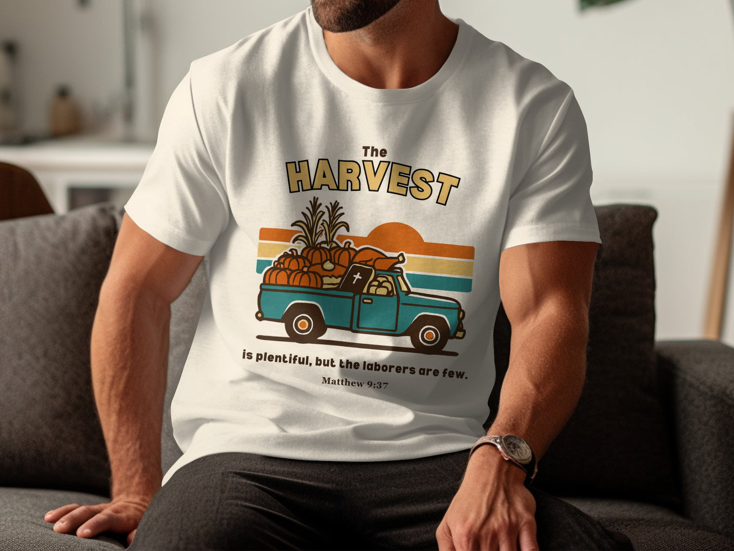 The Harvest Vintage Graphic Men's T-shirt