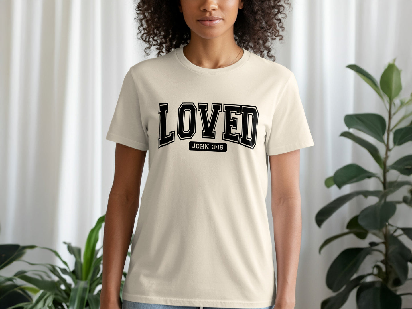 Loved John 3:16 Inspirational Message T-shirt